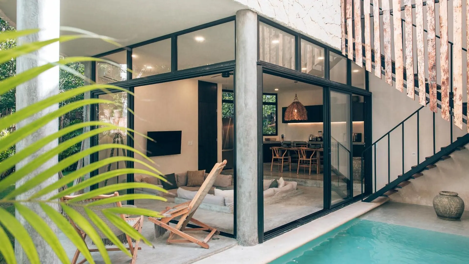 Luxury Jungle Villa-Pvt Pool -100Mbs- Concierge 8A Tulum 0*,  Mexico