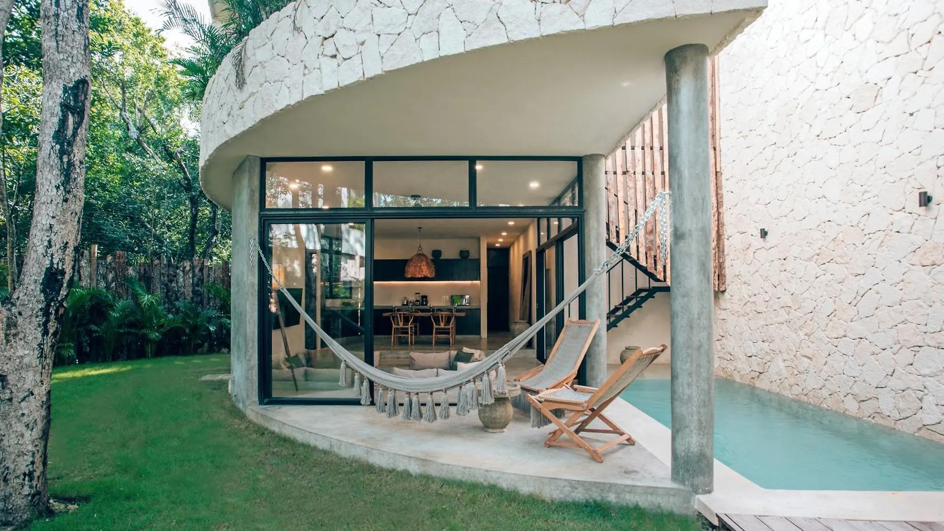 Luxury Jungle Villa-Pvt Pool -100Mbs- Concierge 8A Tulum